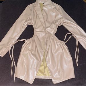Brown Cutout Mini Dress